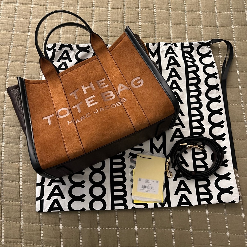 Marc Jacob’s The Medium Suede Tote Bag NWT